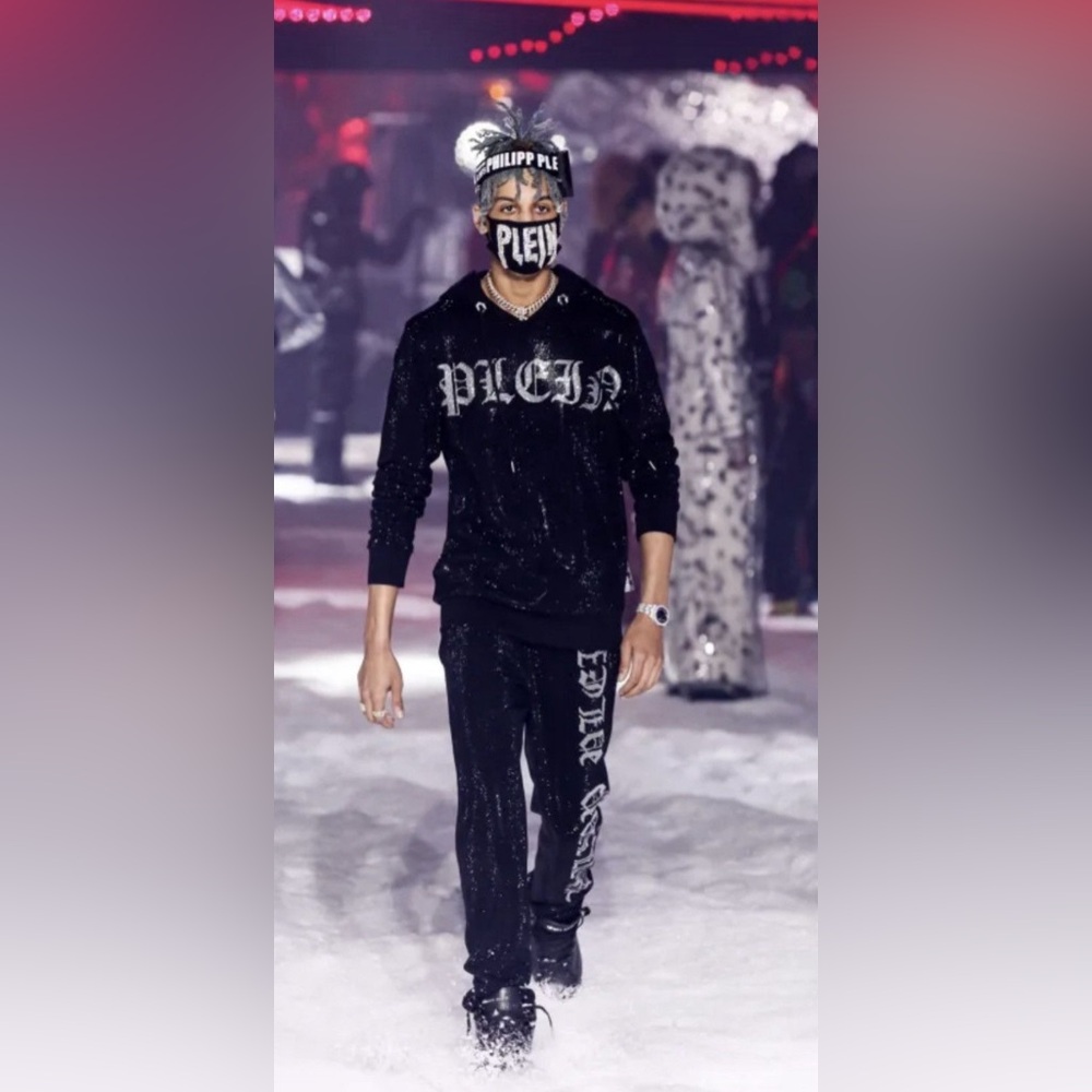 Philipp Plein Runways crystal jogging pants F/W2018